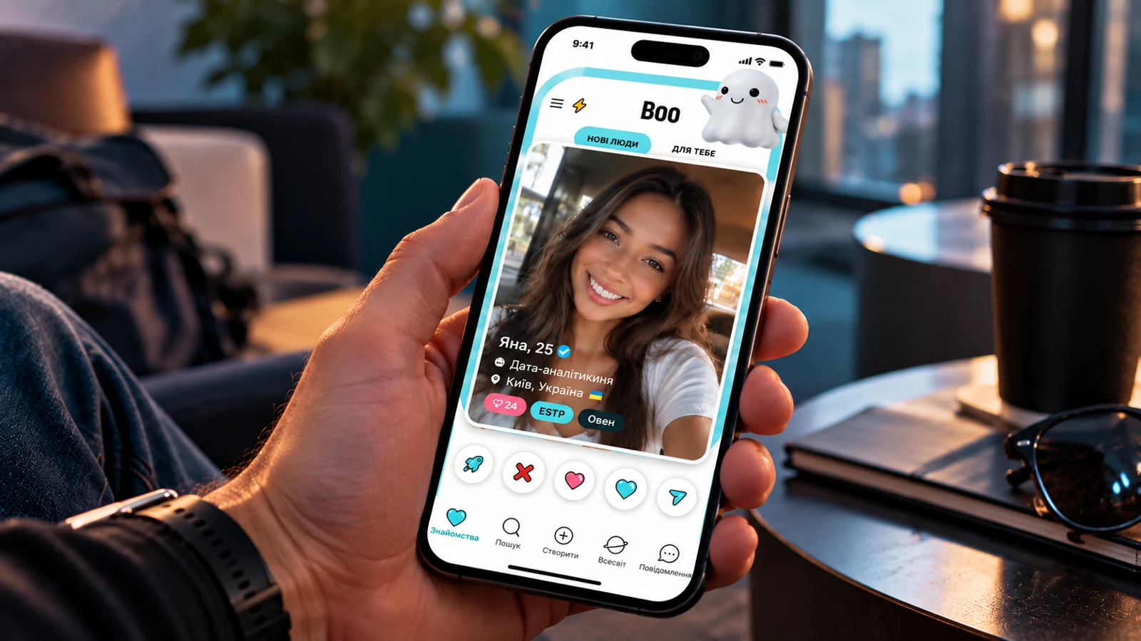 Застосунок для знайомств після 30 Boo